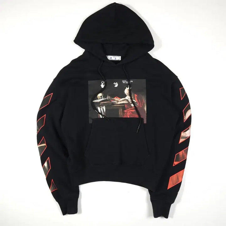 [BUNJANG] Off-White Caravaggio Hoodie Black XS / 오프화이트 카라바조 후드티 블랙 [XS]