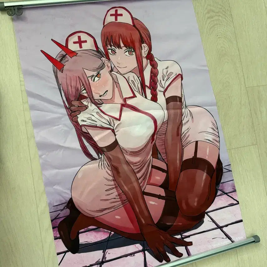 [BUNJANG] Chainsaw Man Makima Power Nurse Tapestry / 체인소맨 마키마 파워 간호사 테피스트리