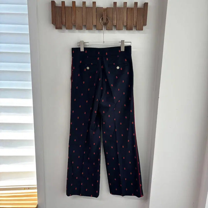 [BUNJANG] Gucci Ladybug Wide Leg Slacks Pants / 구찌 무당벌레 와이드 슬랙스팬츠