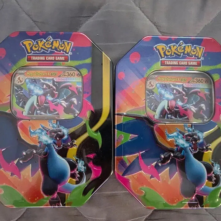 [BUNJANG] Pokemon TCG North American Mega Charizard X Tin Case / 북미 포켓몬 카드 Mega Charizard X 틴케이스