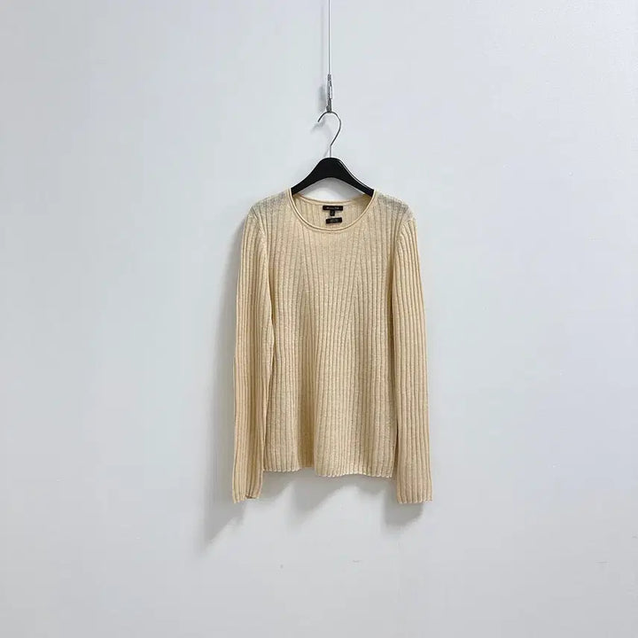 [BUNJANG] Massimo Dutti Linen Rib Knit S Size / 마시모두띠 린넨 리브 니트