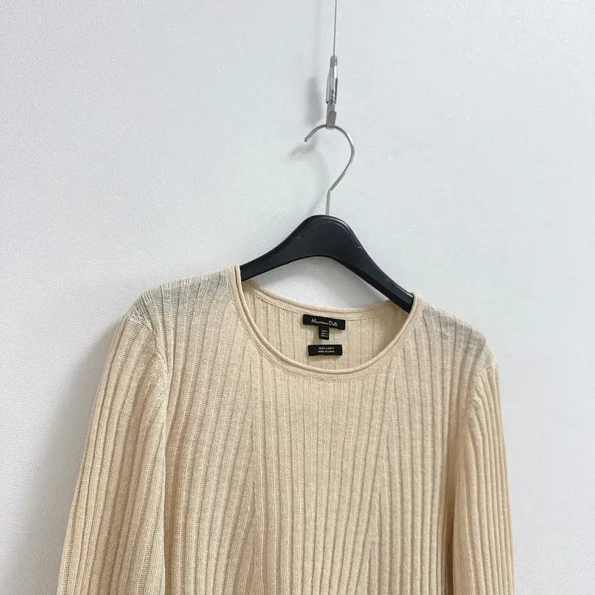 [BUNJANG] Massimo Dutti Linen Rib Knit S Size / 마시모두띠 린넨 리브 니트