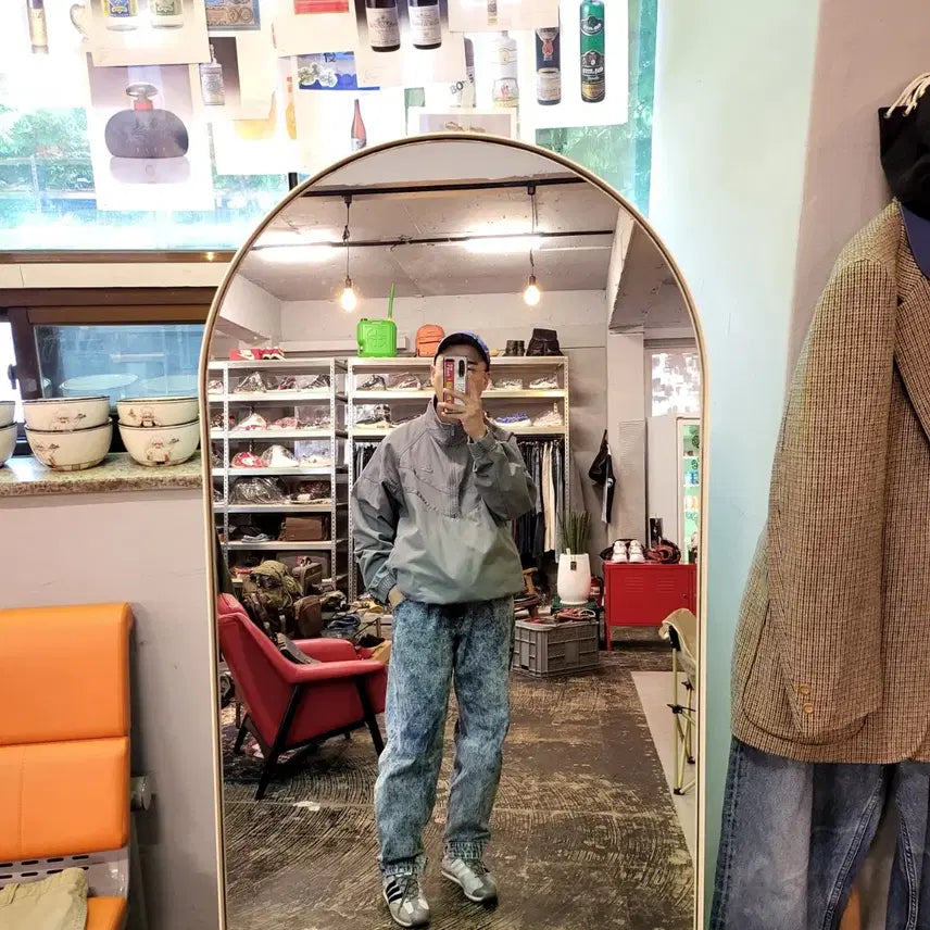 [BUNJANG] Nike Windrunner Canvas Jacket Smoke Grey / 나이키 윈드러너 캔버스 자켓 스모크 그레이 (XL)