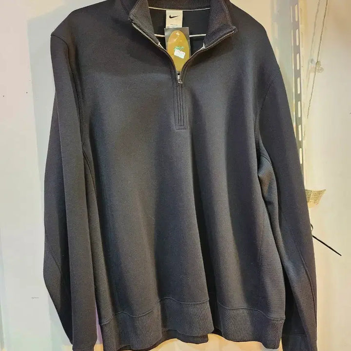 [BUNJANG] Nike Black Half-Zip Sweatshirt / <만원빈티지>나이키 블랙 하프집업 맨투맨