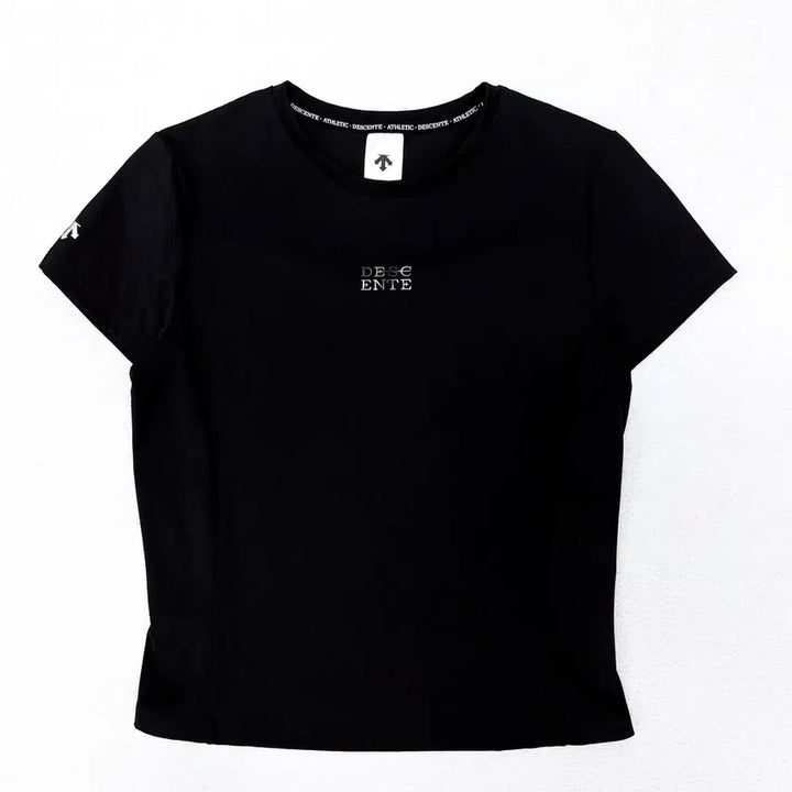 [BUNJANG] Descente Black Functional Round Neck Top Women&