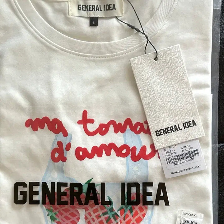 [BUNJANG] General Idea Fruit Slim Fit T-Shirt / [새상품] 제너럴아이디어 토마토 반팔티