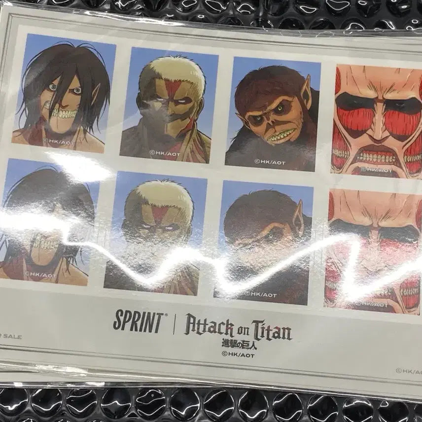 [BUNJANG] Attack on Titan Sprint Collaboration Prize Giant Proof Photo / 진격의 거인 스프린트 콜라보 경품 거인 증명사진