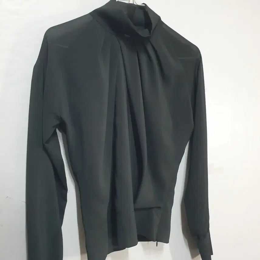 [BUNJANG] SYSTEM High Neck Shirring Blouse / 시스템 하이넥 셔링 블라우스