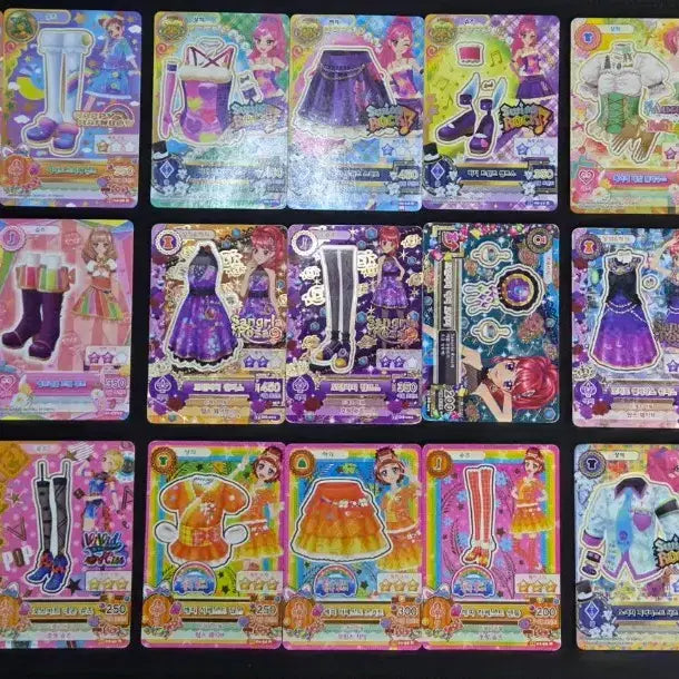 [BUNJANG] Aikatsu! Hanpan Card Set/Pieces / (급전/급처) 아이엠스타 아이카츠 한판 카드 세트/조각