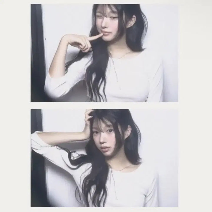 [BUNJANG] MODIMODE MOMU BASIC 7-Sleeve Soft Neck T-Shirt / 모디무드 MOMU BASIC 데일리 7부 여리넥 티셔츠