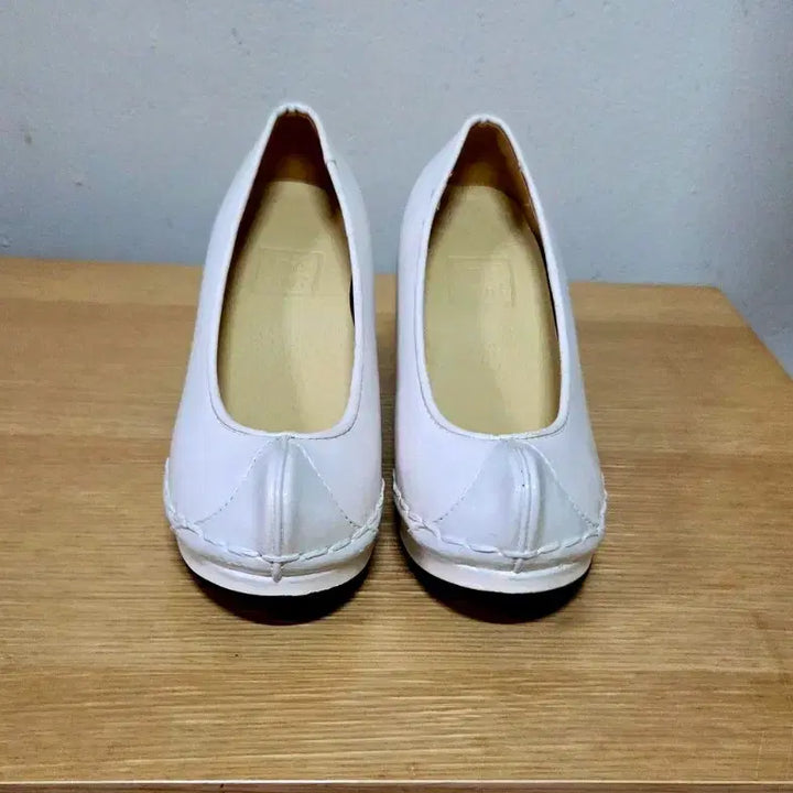 [BUNJANG] Ivory Hanbok Heels (7cm) / 한복꽃신. 한복신발. 한복구두