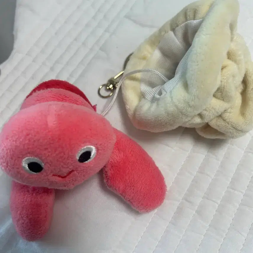 [BUNJANG] Pink Hermit Crab Plush Toy / 소라게 인형