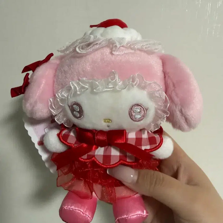 [BUNJANG] Sanrio My Melody Whiffing Cherry Plush / 산리오 훠핑체리 마이멜로디 인형