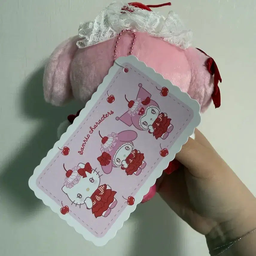 [BUNJANG] Sanrio My Melody Whiffing Cherry Plush / 산리오 훠핑체리 마이멜로디 인형