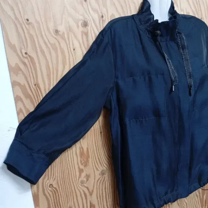 [BUNJANG] SJ Wani Sheer Blouson Jacket / SJ WANI 에스제이와니 시스루 블루종 쟈켓