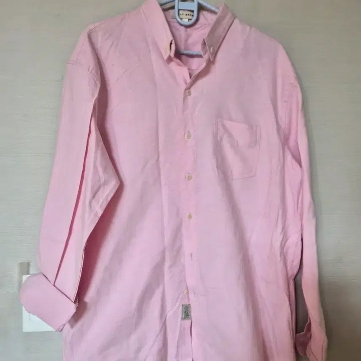 [BUNJANG] Arri Brown Pink Shirt / 어리브라운 핑크 셔츠 남방