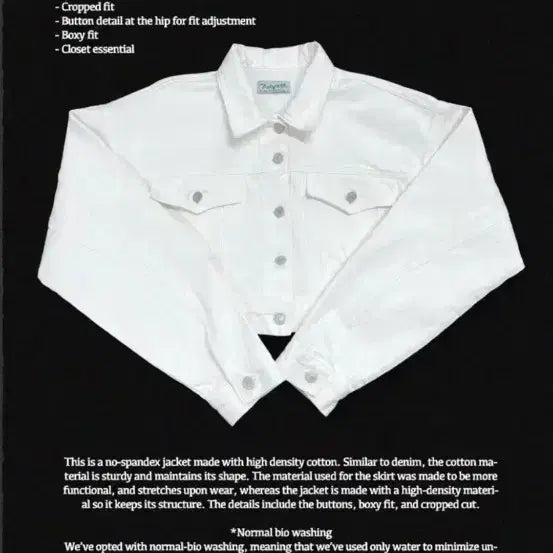 [BUNJANG] Fpale Jade Cotton Denim Jacket / 페일제이드 코튼 데님 자켓 재킷