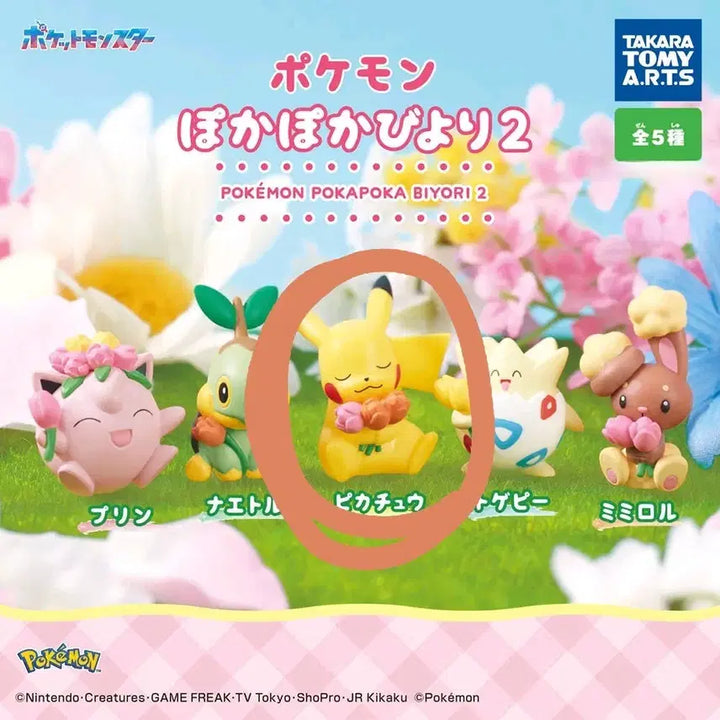 [BUNJANG] Pokémon Warm Weather (Poka Poka Biyori 2) Pikachu Figure / 포켓몬 따뜻한 날씨(포카포카 비요리2)-피카츄