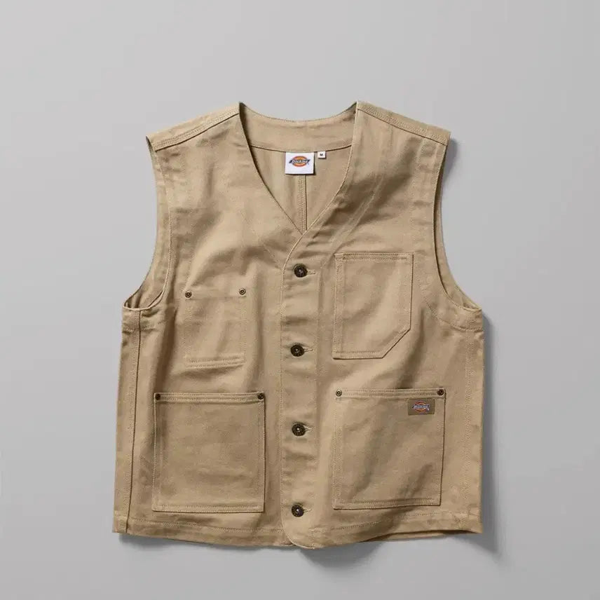 [BUNJANG] Dickies Chore Vest Khaki / 디키즈 초어 베스트 Khaki
