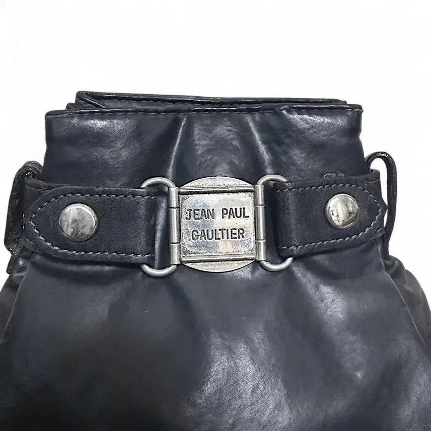 [BUNJANG] Jean Paul Gaultier Archive Leather Mini Backpack / 장폴고티에 아카이브 가죽 미니 백팩