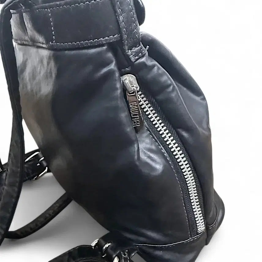 [BUNJANG] Jean Paul Gaultier Archive Leather Mini Backpack / 장폴고티에 아카이브 가죽 미니 백팩