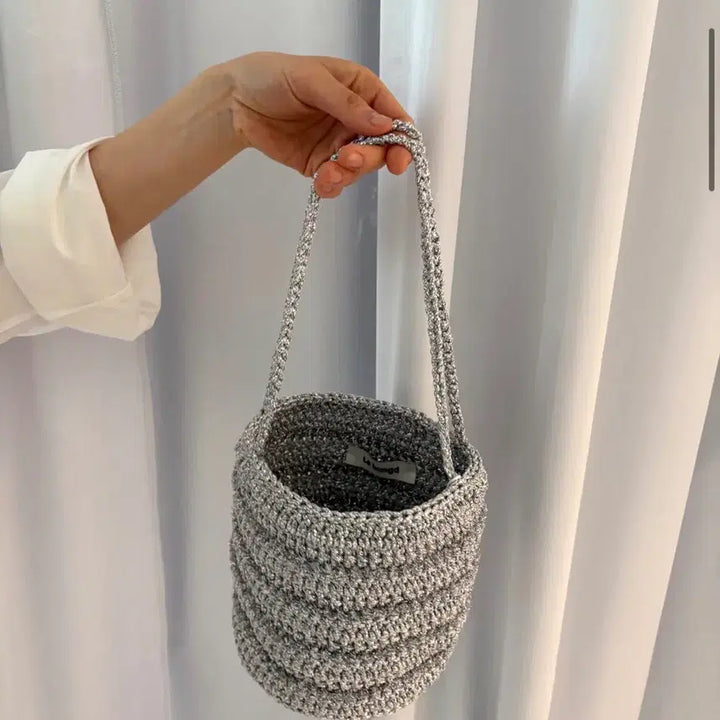 [BUNJANG] Le Bonheur Metti Round Bag Silver / 르벙드 meti round bag silver