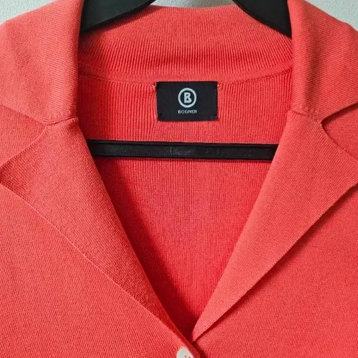 [BUNJANG] BOGNER Silk Blend Coral Tone Blouse / 실크80% 이태리 보그너 95사이즈