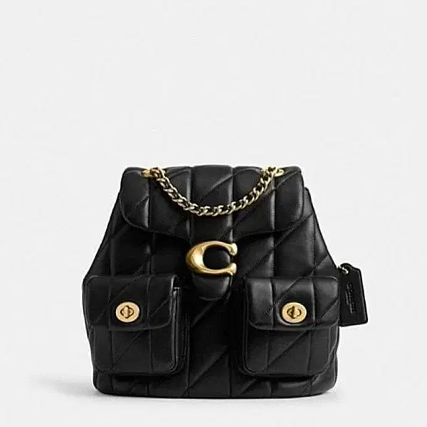 [BUNJANG] Coach Tabby Backpack Black Nappa Leather / [새상품]코치 태비 백팩 /블랙