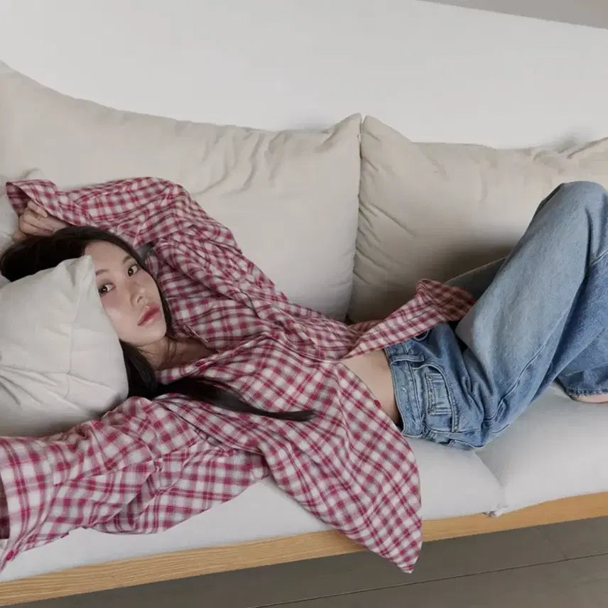 [BUNJANG] Ranger Iconic 1 Ombre Check Shirt / 새상품)랑거 iconic 1 ombre check shirt 체크무늬셔츠