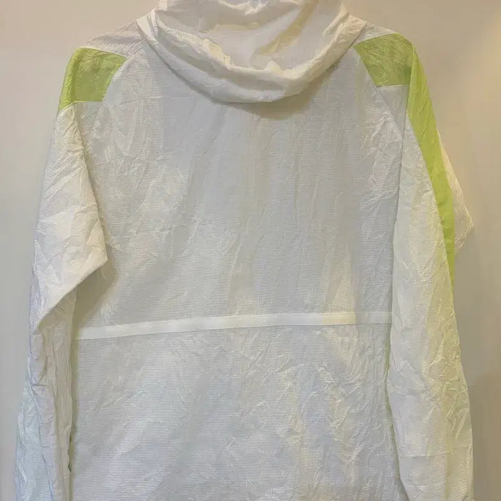 [BUNJANG] Spider Windbreaker White/Lime S-L / 스파이더 바람막이 화이트/라임 S~L 가능