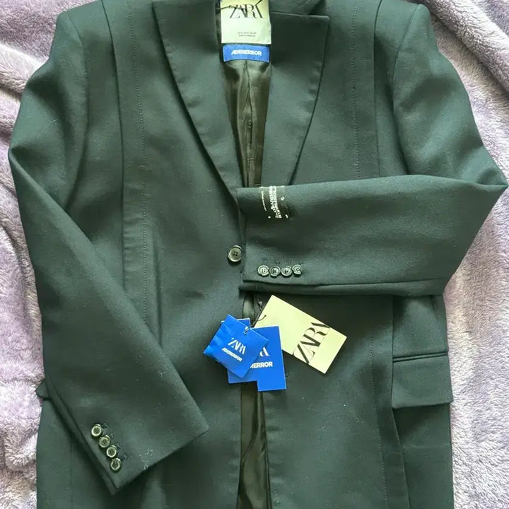 [BUNJANG] Zara x ADER Error Oversized Blazer Navy / 자라 x 아더에러 오버사이즈 블레이저 네이비 S