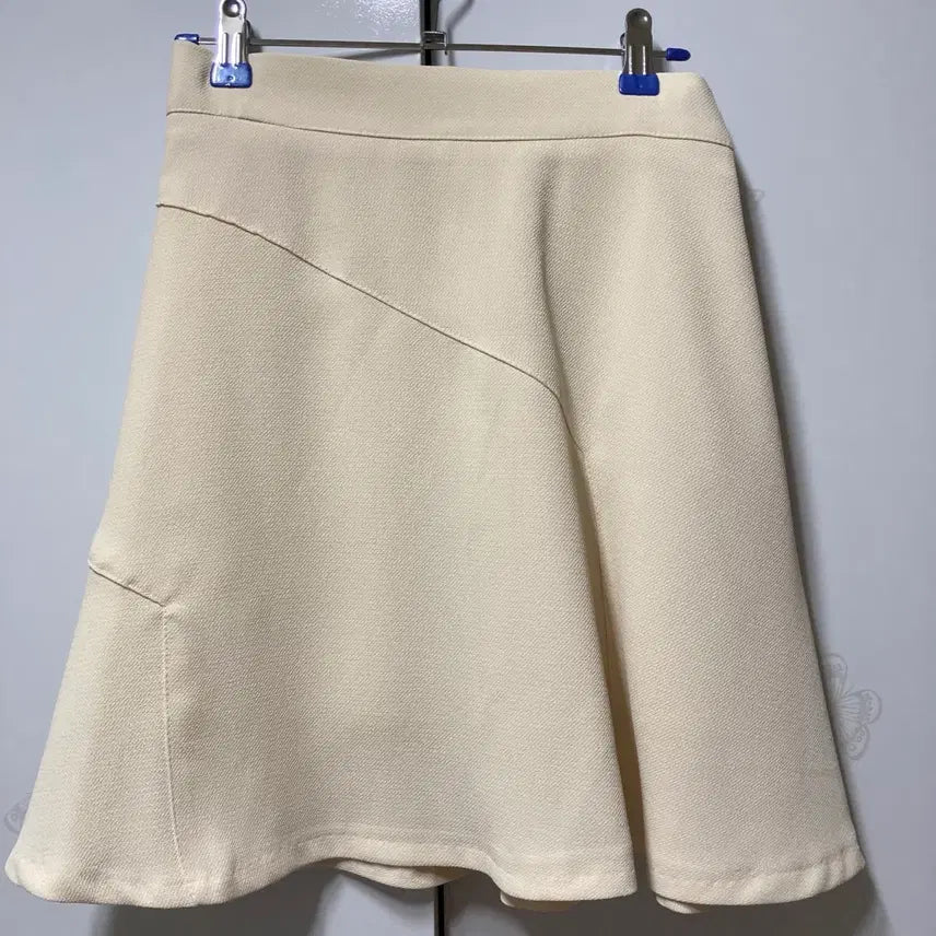 [BUNJANG] A-Line Flare Skirt - Ivory / 새상품 아이보리 스커트 A라인 플레어 스커트