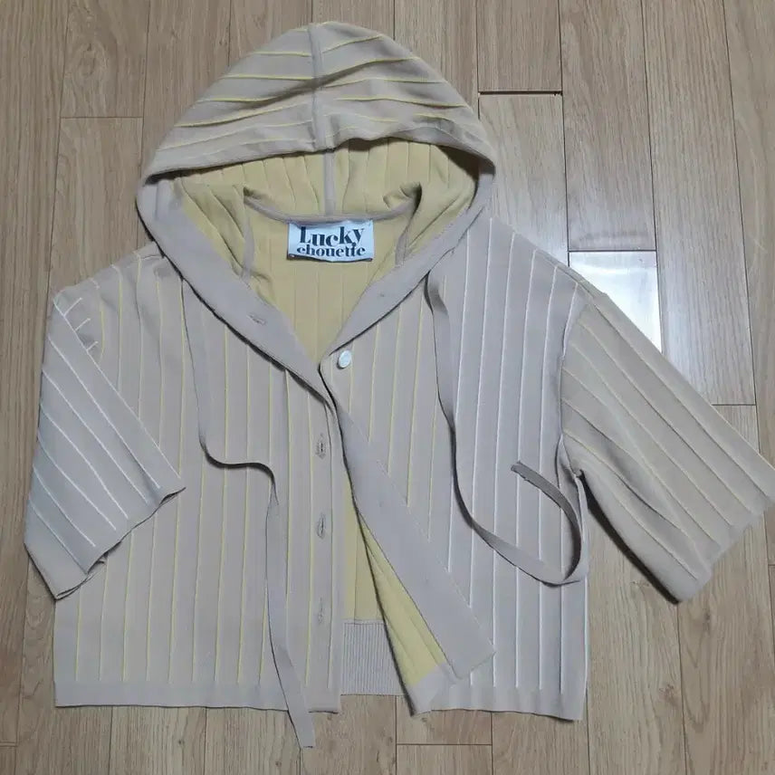 [BUNJANG] Lucky Chouette Hooded Knit Cardigan / 럭키슈에뜨 후드 니트 가디건