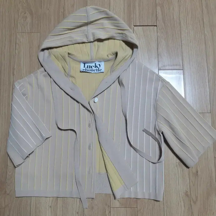 [BUNJANG] Lucky Chouette Hooded Knit Cardigan / 럭키슈에뜨 후드 니트 가디건