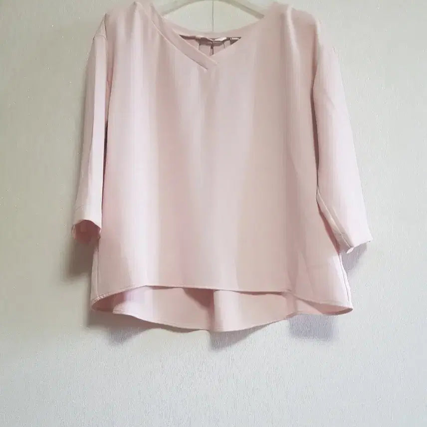 [BUNJANG] Yuri Clo 7/10 Sleeve Blouse / 유리클로 칠부 블라우스