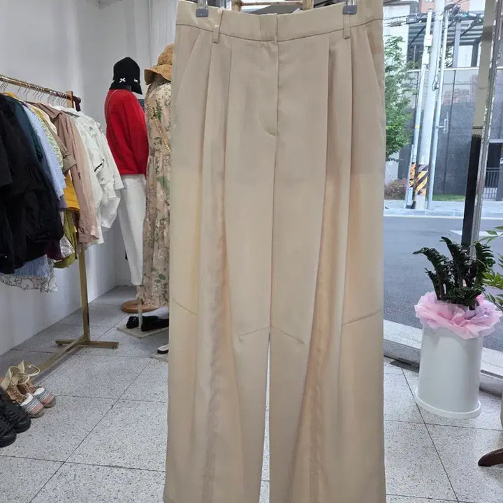[BUNJANG] System Two-Tuck Wide Pants / 시스템 투핀턱 와이드바지 2022년제품