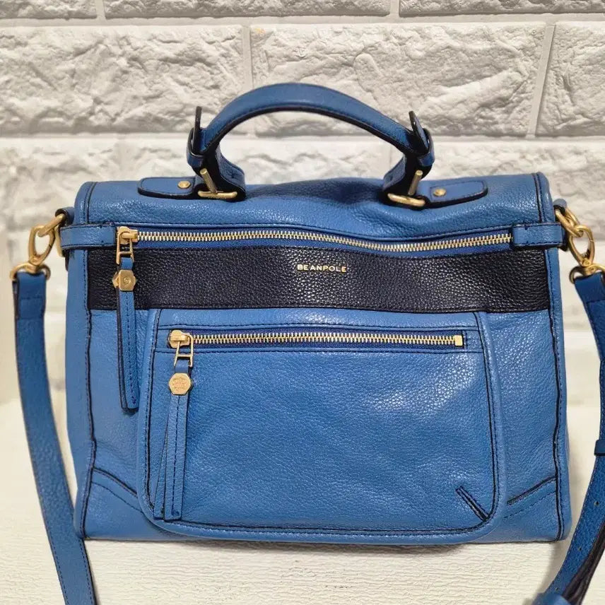 [BUNJANG] Beanpole Leather Shoulder Bag / 빈폴