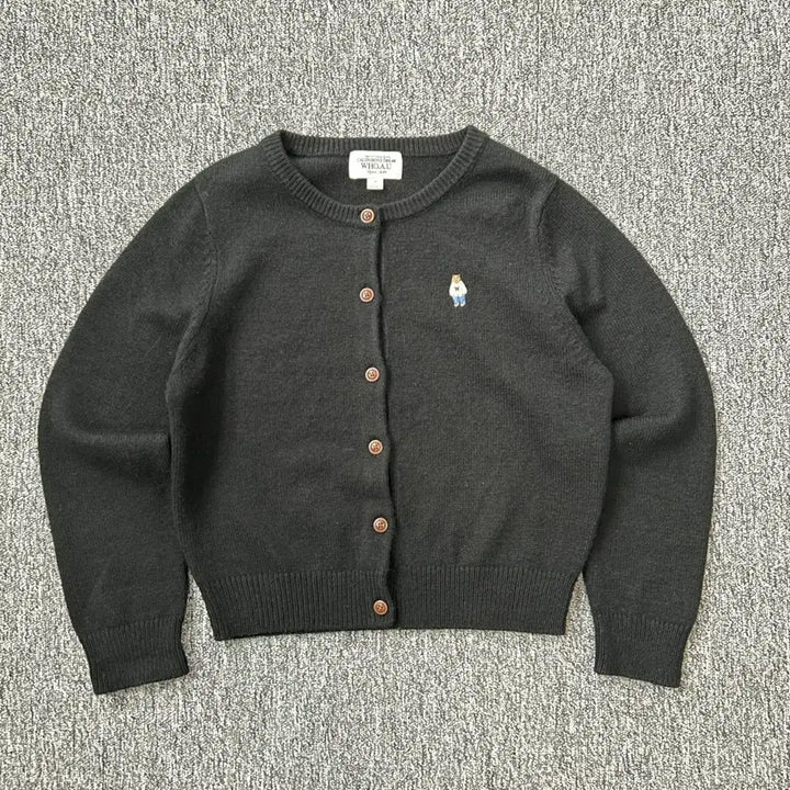 [BUNJANG] Whoohoo Bear Cardigan M / 후아유 곰돌이 가디건 M