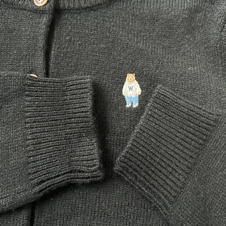 [BUNJANG] Whoohoo Bear Cardigan M / 후아유 곰돌이 가디건 M