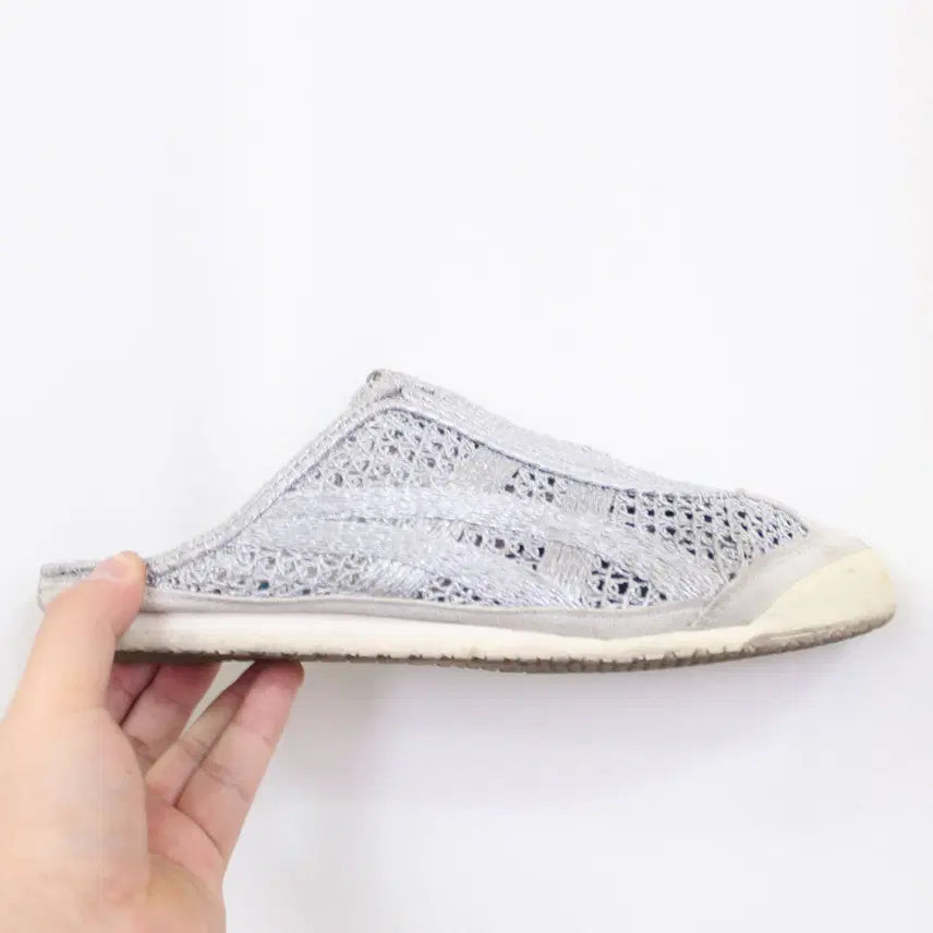 [BUNJANG] Onitsuka Tiger Mexico 66 Sabot Mule Silver (245mm) Authentic / [정품] 오니츠카타이거 멕시코 66 사봇 뮬 실버 (245) 상상샵