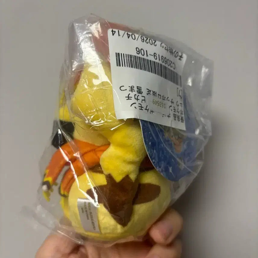 [BUNJANG] Pokemon Sapporo Pikachu Keychain Doll / 포켓몬인형 정품 삿포로 피카츄 키링