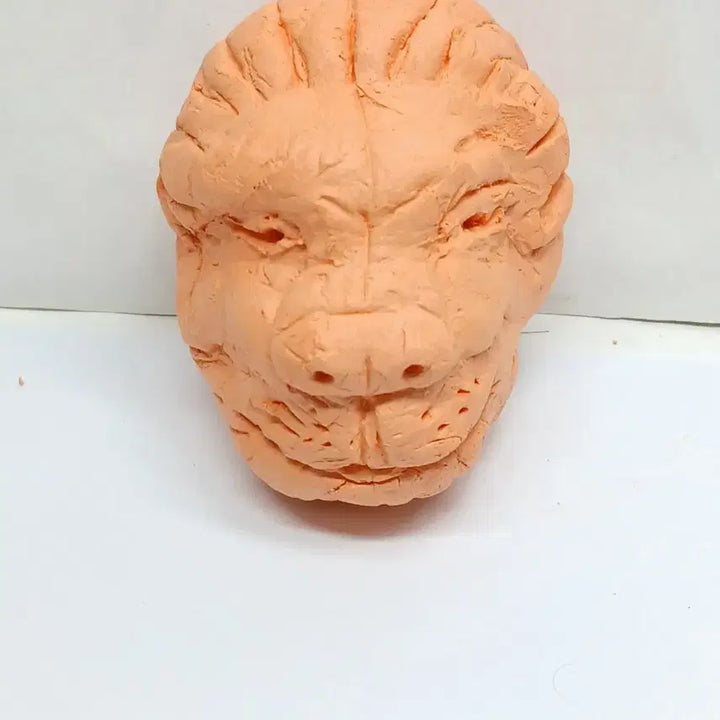 [BUNJANG] Clay Lion Head Sculpture / 점토 조형 사자 머리 두상
