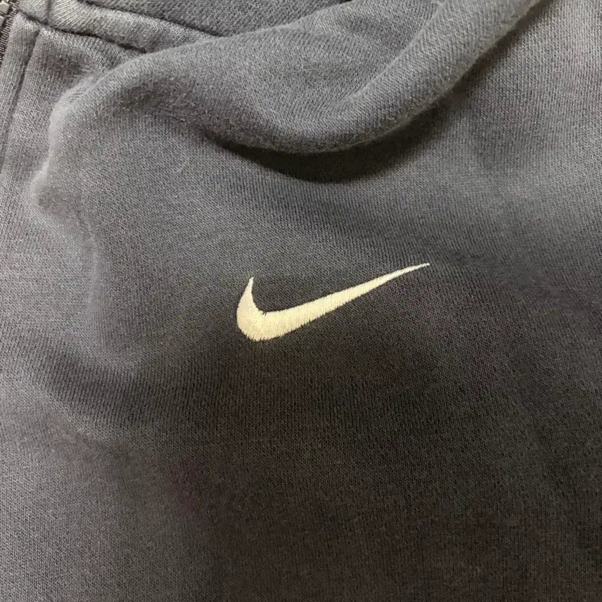 [BUNJANG] Nike Navy Hooded Zip-Up Sweatshirt / 나이키 네이비 후드집업