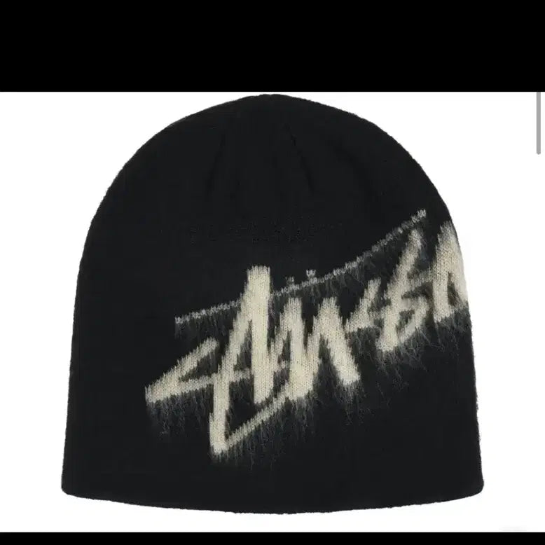 [BUNJANG] Stussy Black Logo Beanie / 스투시 블랙 로고 비니