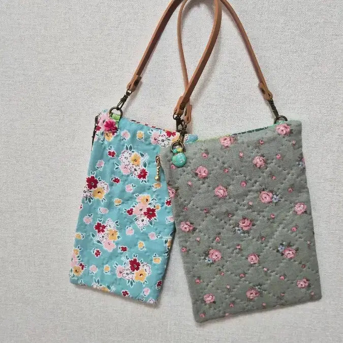 [BUNJANG] Handmade Patchwork Quilt Tote Bag / 패치워크 퀼트 가방 토트백 크로스백