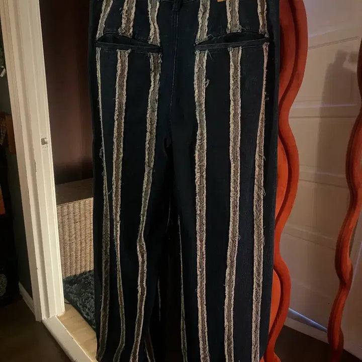 [BUNJANG] Nomenuul Vertical Cut Denim Pants Blue L / [L] 노메뉴얼 데님 팬츠