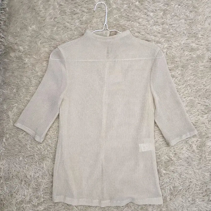 [BUNJANG] SJSJ See-through Sleeve Blouse (Size 44-55) / 새상품) 24년 SJSJ 시스루 슬리브 (44-55)