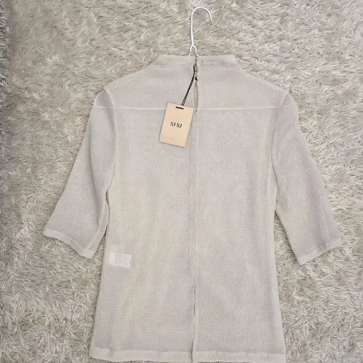 [BUNJANG] SJSJ See-through Sleeve Blouse (Size 44-55) / 새상품) 24년 SJSJ 시스루 슬리브 (44-55)