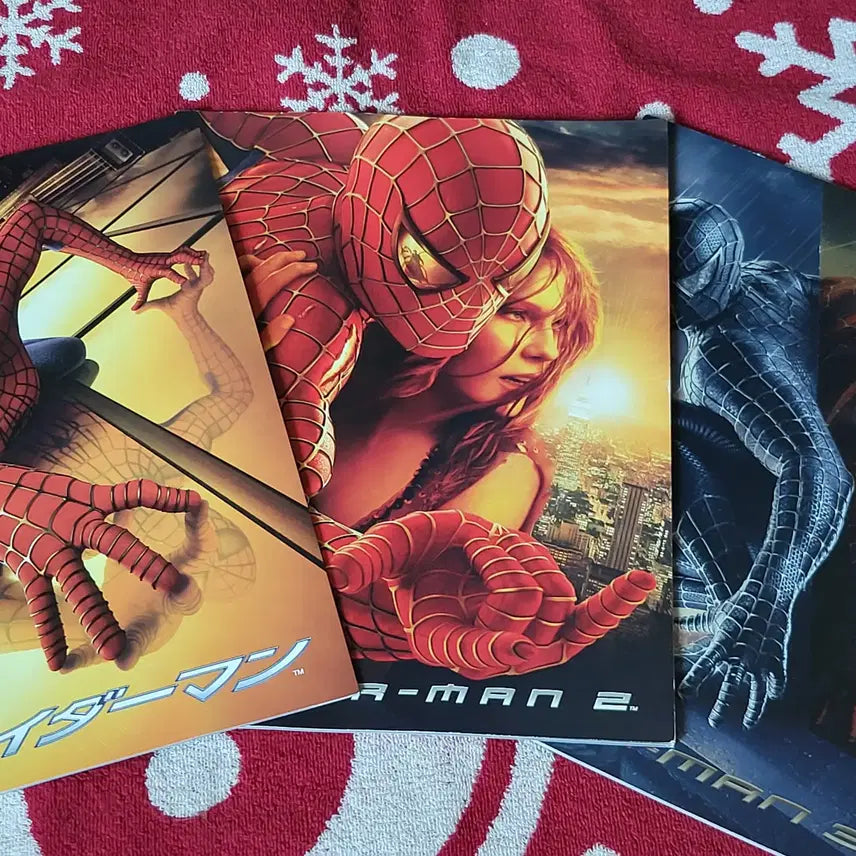 [BUNJANG] Spider-Man Trilogy Japanese Paid Pamphlet Bundle Set / 스파이더맨 트릴로지 일본 유료 팜플렛 일괄 판매해요!