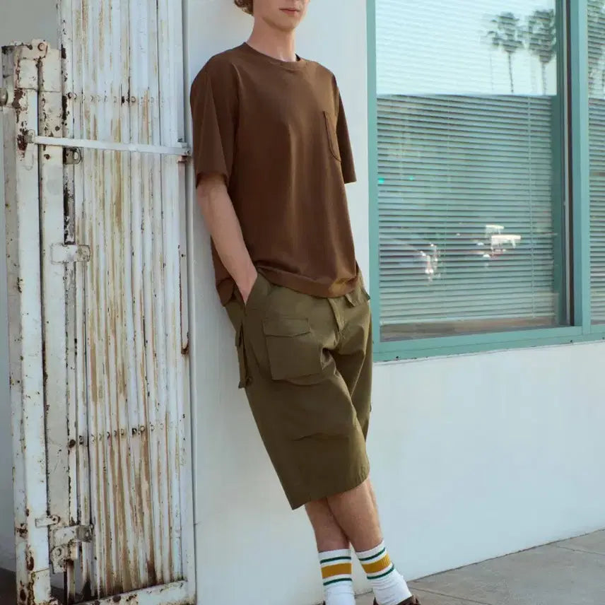 [BUNJANG] GU Engineered Garments Utility Short Pants Olive New / [M] GUx엔지니어드가먼츠 유틸리티 숏팬츠 올리브 새제품